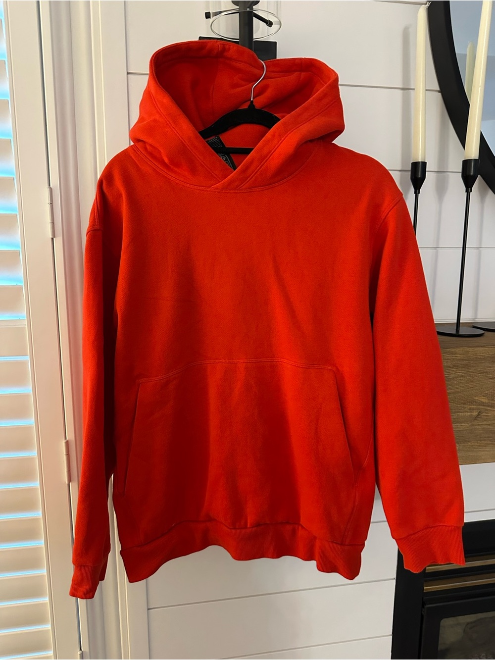 lululemon athletica Women's Oversized Red Hooded Pullover Sweatshirt